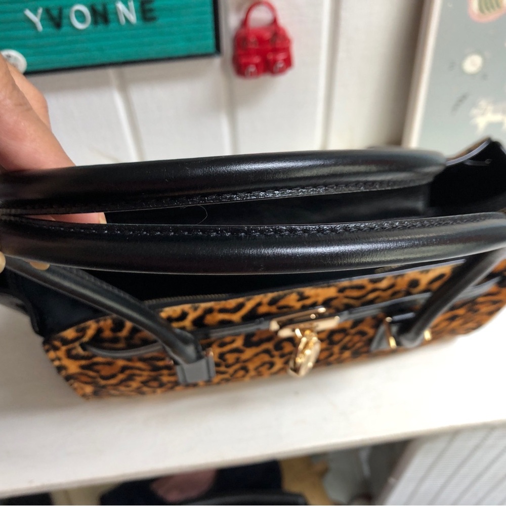 Michael Kors Leopard Hamilton Moderne Tote Gold Lock Hardware - Picture 9 of 15